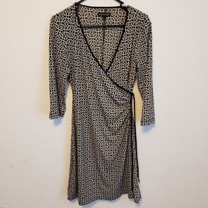 Faux wrap dress